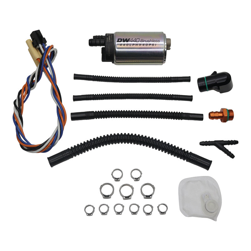 DeatschWerks 2020+ Toyota Supra (A90) DW440 Brushless 440lph In-Tank Fuel Pump w/ Install Kit - 9-442-0901