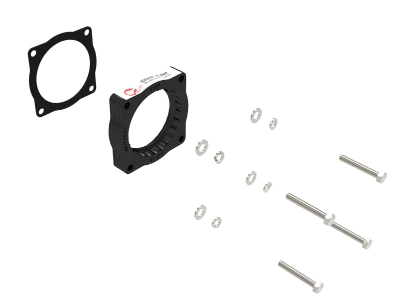 aFe Silver Bullet Throttle Body Spacer 07-13 BMW 328i (E90/E91/E92/E93) L6-3.0L N52 - 46-31011