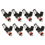 Injector Dynamics ID1050X Injectors 14mm (Grey) Adaptor Top (Set of 8) Orange Lower O-Ring - 1050.48.14.15.8