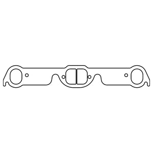 Cometic Pontiac 326-455 CI V8 .043in Copper Exhaust Manifold Gasket Set - 2.000in x 1.550in D-Ports - C15342C