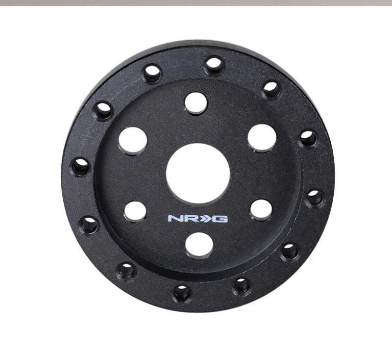 NRG 3 Hole to 6 Hole Steering Wheel Adapter 1/2in. - Black - SRK-36BK