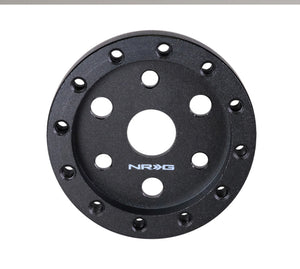 NRG 3 Hole to 6 Hole Steering Wheel Adapter 1/2in. - Black - SRK-36BK