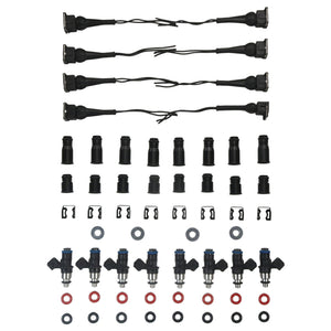 DeatschWerks LS Injector Kit Set of 8 2400cc/min Injectors - 16S-LS-2400-8