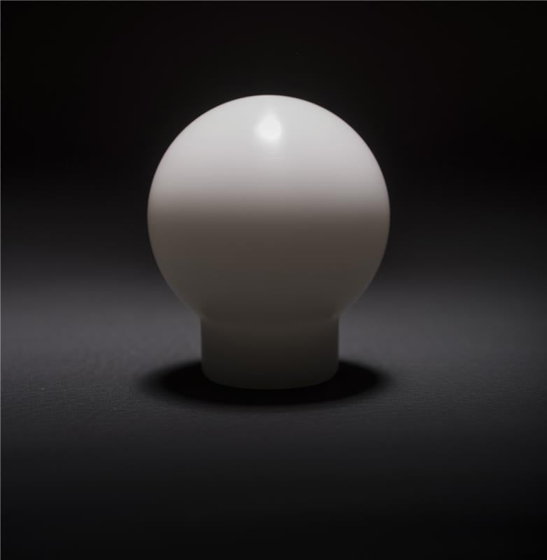 Killer B Round Shift Knob White 6mt w/Rev Lockout - 1001