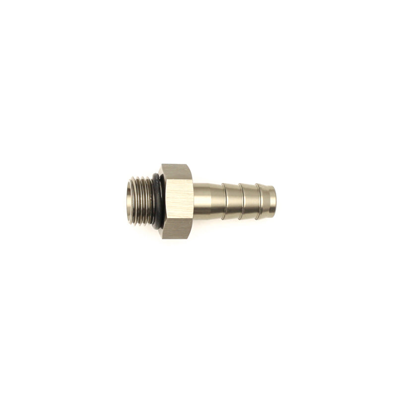 DeatschWerks 6AN ORB Male To 3/8in. Male Triple Barb Fitting (Incl. O-Ring) - 6-02-0501