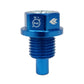 NRG Magnetic Oil Drain Plug M14X1.5 Acura/Honda/Mazda/Mitsubishi - Blue - NOP-100BL