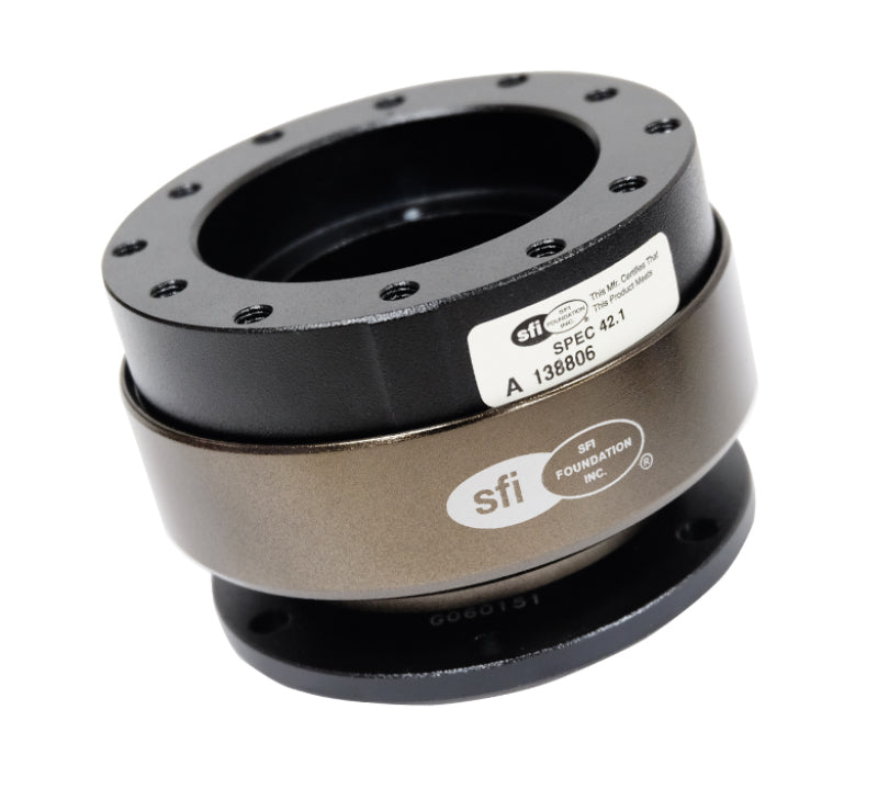 NRG Quick Release Gen 2.0 - Black Body / Chrome Ring SFI Spec 42.1 - SRK-200-1BK
