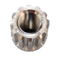 NRG 200 Series M12 X 1.5 Titanium Lug Nut Set - 21 Pc w/Lock Key Socket - Silver - LN-T200SL-21