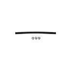 Deatschwerks Convoluted Tubing 250mm Length x 10mm ID Side 1 x 10mm ID Side 2 - Black - 9-CT-10-38