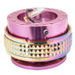 NRG Quick Release Kit - Pyramid Edition - Pink Body / Neochrome Pyramid Ring - SRK-210PK/MC