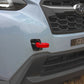 PERRIN 22-25 Subaru WRX / 18-23 Crosstrek / 20-25 OBXT / 17-23 Impreza Tow Hook Kit (Front) - Red - PSP-BDY-237RD