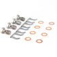 Goodridge 99-00 Honda Civic Si (w/Rear Disc) Stainless Steel Brake Line Kit - 20021