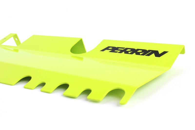 PERRIN 15-21 Subaru WRX/STI Radiator Shroud (Without OEM Intake Scoop) - Neon Yellow - PSP-ENG-512-2NY