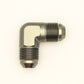 DeatschWerks 8AN Male Flare To 8AN Male Flare 90-Degree Coupler Fitting - 6-02-0208