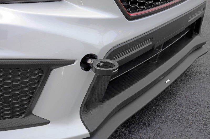 PERRIN 18-21 Subaru WRX & STI / 13-25 BRZ / 17-20 Toyota 86 Tow Hook Kit (Front) - Flat Black - PSP-BDY-235BK