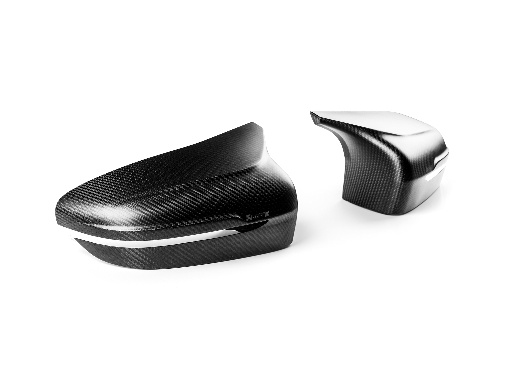 Akrapovic Carbon Fibre Mirror Cap Set - Matte - BMW M5 / M5 Competition (F90) 2023+ - WM-BM/CA/3/M - Revzone