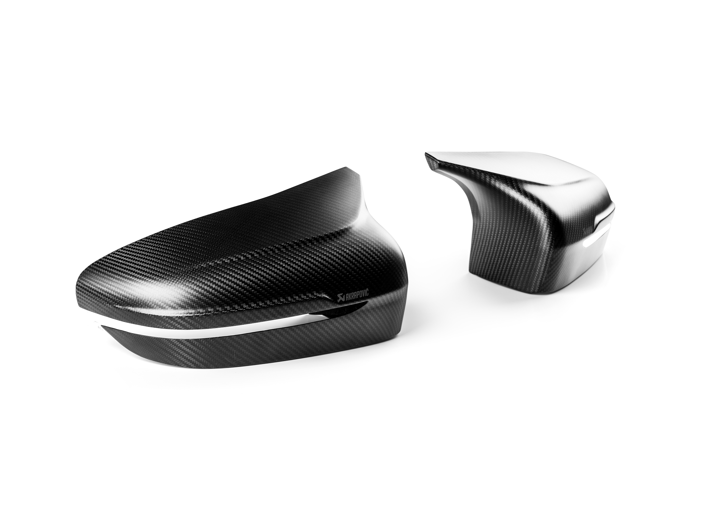Akrapovic Carbon Fibre Mirror Cap Set - Matte - BMW M5 / M5 Competition (F90) 2023+ - WM-BM/CA/3/M - Revzone