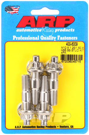 ARP M10 X 1.25/1.50 X 55mm Broached Stud Kit (4 pcs) - 400-8009