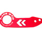 NRG Universal Rear Tow Hook - Anodized Red - TOW-110RD