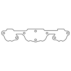 Cometic GM SB2 Small Block Aluminum/Rubber Exhaust Port Cover Set - C5259