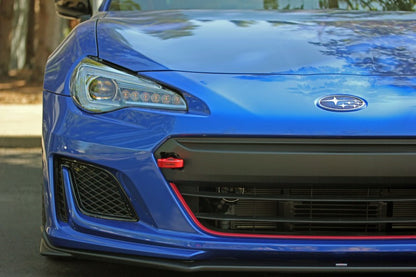 PERRIN 18-21 Subaru WRX & STI / 13-25 BRZ / 17-20 Toyota 86 Tow Hook Kit (Front) - Red - PSP-BDY-235RD