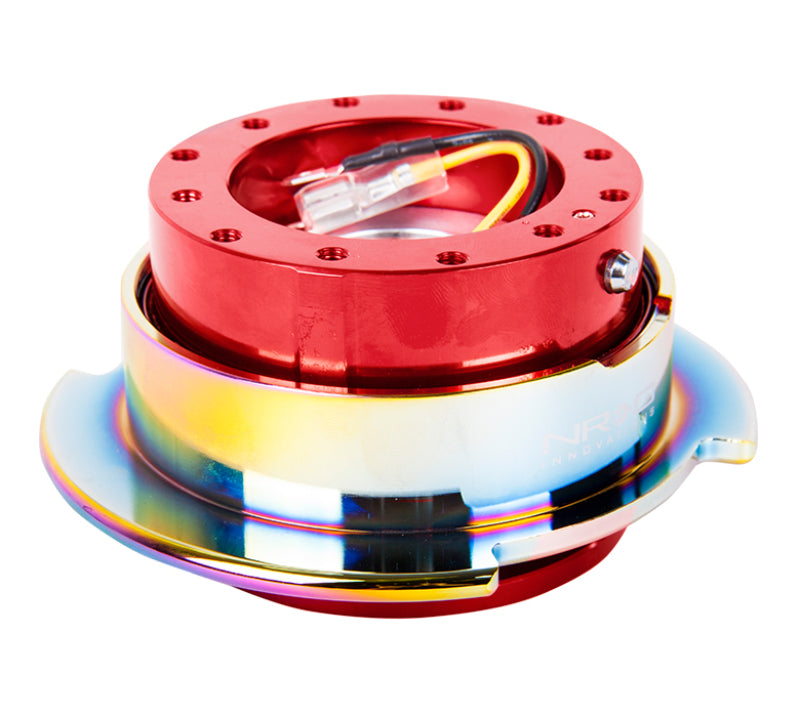 NRG Quick Release Gen 2.5 - Red Body / Neochrome Ring - SRK-250RD/MC