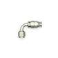 DeatschWerks 6AN Female Swivel 90-Degree Hose End PTFE (Incl. 1 Olive Insert) - 6-02-0852