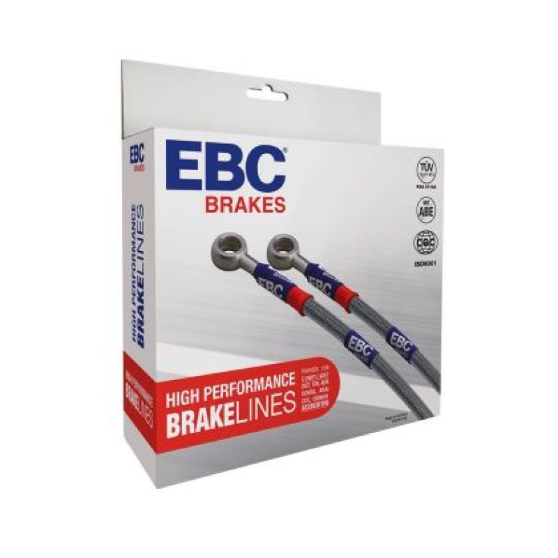 EBC 14-16 Chevrolet Corvette Stingray (C7) 6.2L Stainless Steel Brake Line Kit - BLA7088-4L