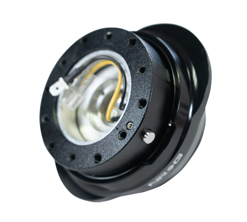 NRG Quick Release Gen 2.2 - Black Body / Shiny Black Oval Ring - SRK-220BK