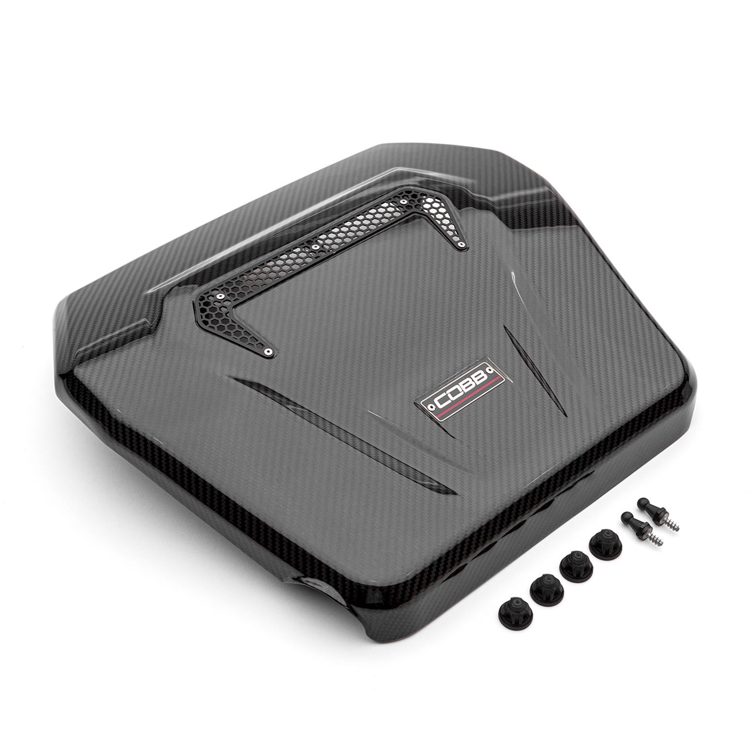 Cobb Tuning Redline Carbon Fibre Engine Cover - Audi A3, S3 8V/VW Golf GTI & R Mk7, Mk8/ Tiguan R 22+