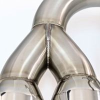 Korsh Subaru WRX STI 2008-2014 Hatch Auto Turbo Back Exhaust - Stainless Steel with Titanium Tips - Revzone