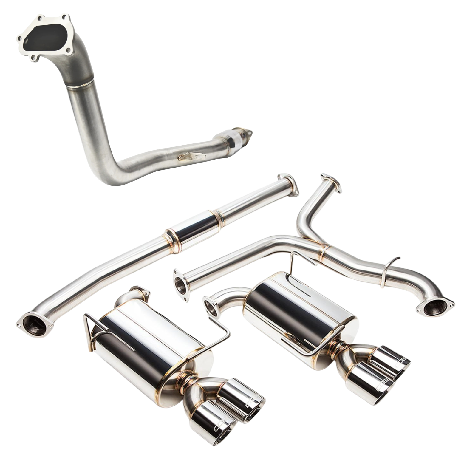 Cobb Turboback Exhaust with Korsh Down Pipe - 11-21 STI / 11-14 WRX - Revzone