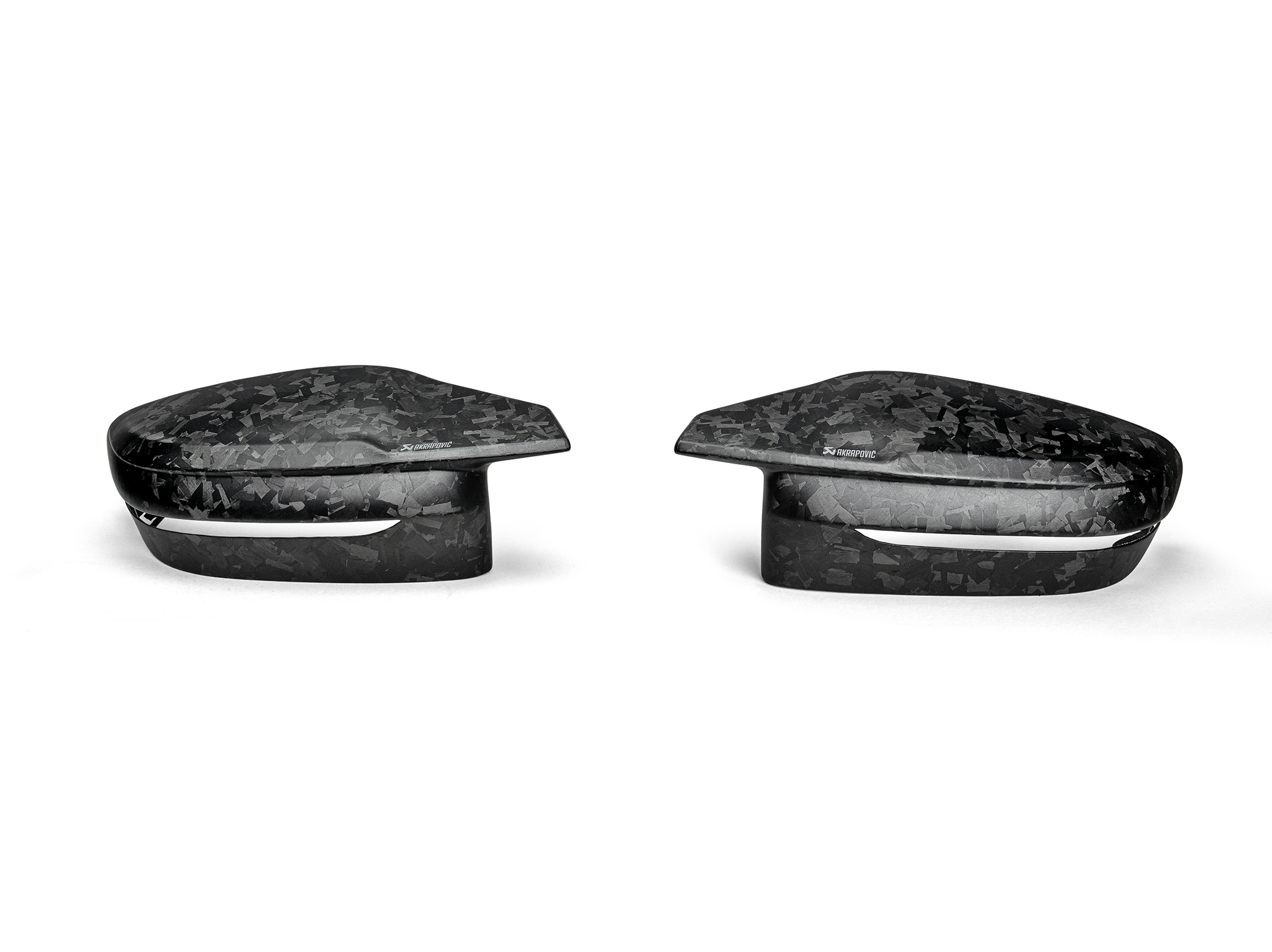 Akrapovic Chopped Carbon Fibre Mirror Cap Set - Matte - BMW M2 Coupe (G87) 2026+ - WM-BM/CA/5/CF - Revzone