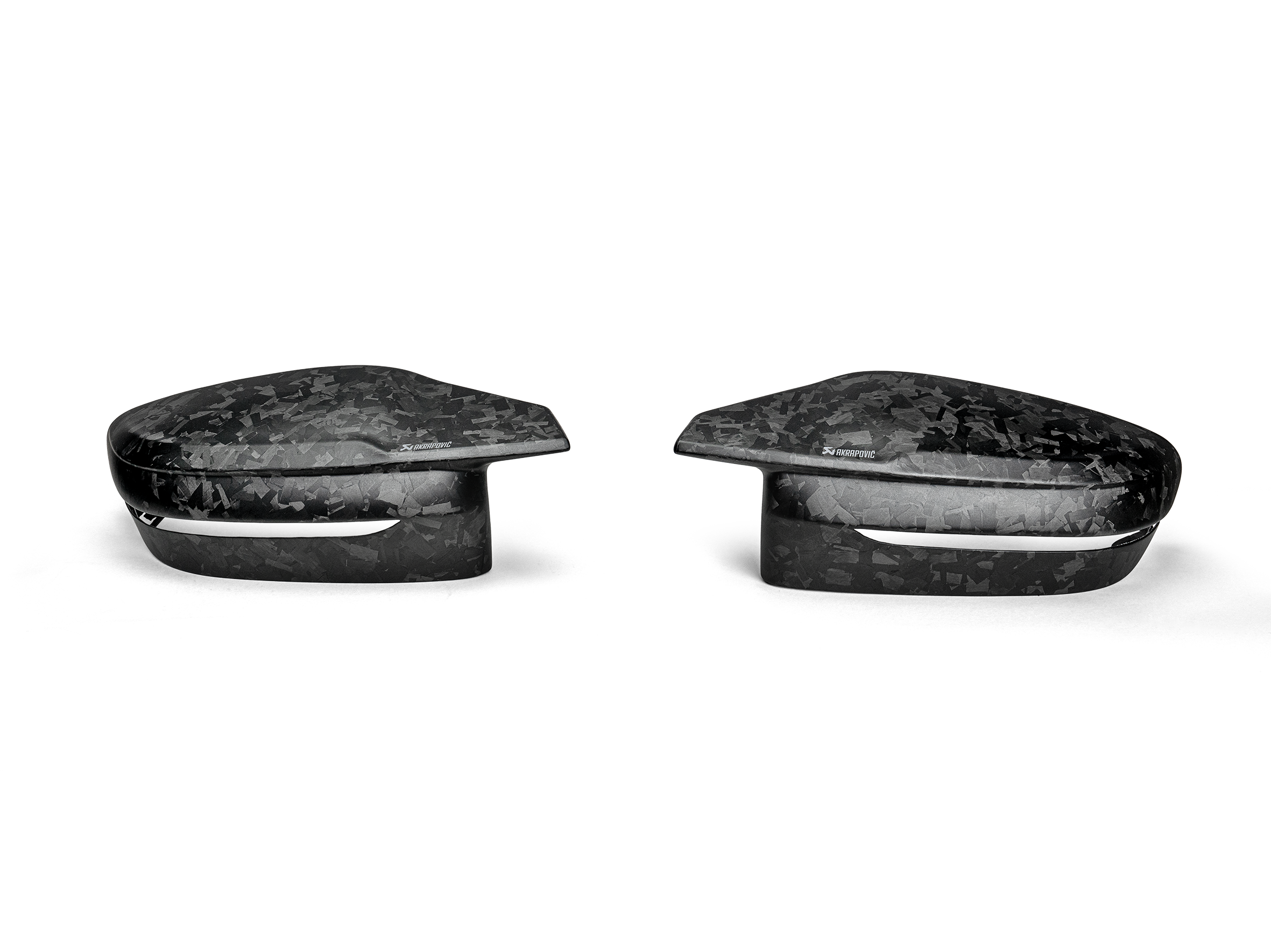 Akrapovic Chopped Carbon Fibre Mirror Cap Set - Matte - BMW M2 Coupe (G87) 2026+ - WM-BM/CA/5/CF - Revzone