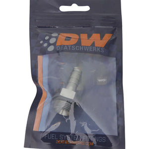 DeatschWerks 8AN ORB Male To 3/8in. Male Triple Barb Fitting (Incl. O-Ring) - 6-02-0507