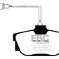 EBC 00 Volkswagen Eurovan 2.8 (ATE) with Wear Leads Greenstuff Rear Brake Pads - DP61445