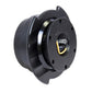 NRG Quick Release Kit Gen 2.5 - Black / Black Ring w/Finger Grooves - SRK-250BK