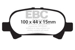EBC 00-04 Toyota Avalon 3.0 Ultimax2 Rear Brake Pads - UD828