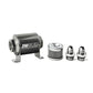 DeatschWerks Stainless Steel 8AN 10 Micron Universal Inline Fuel Filter Housing Kit (70mm) - 8-03-070-010K-8