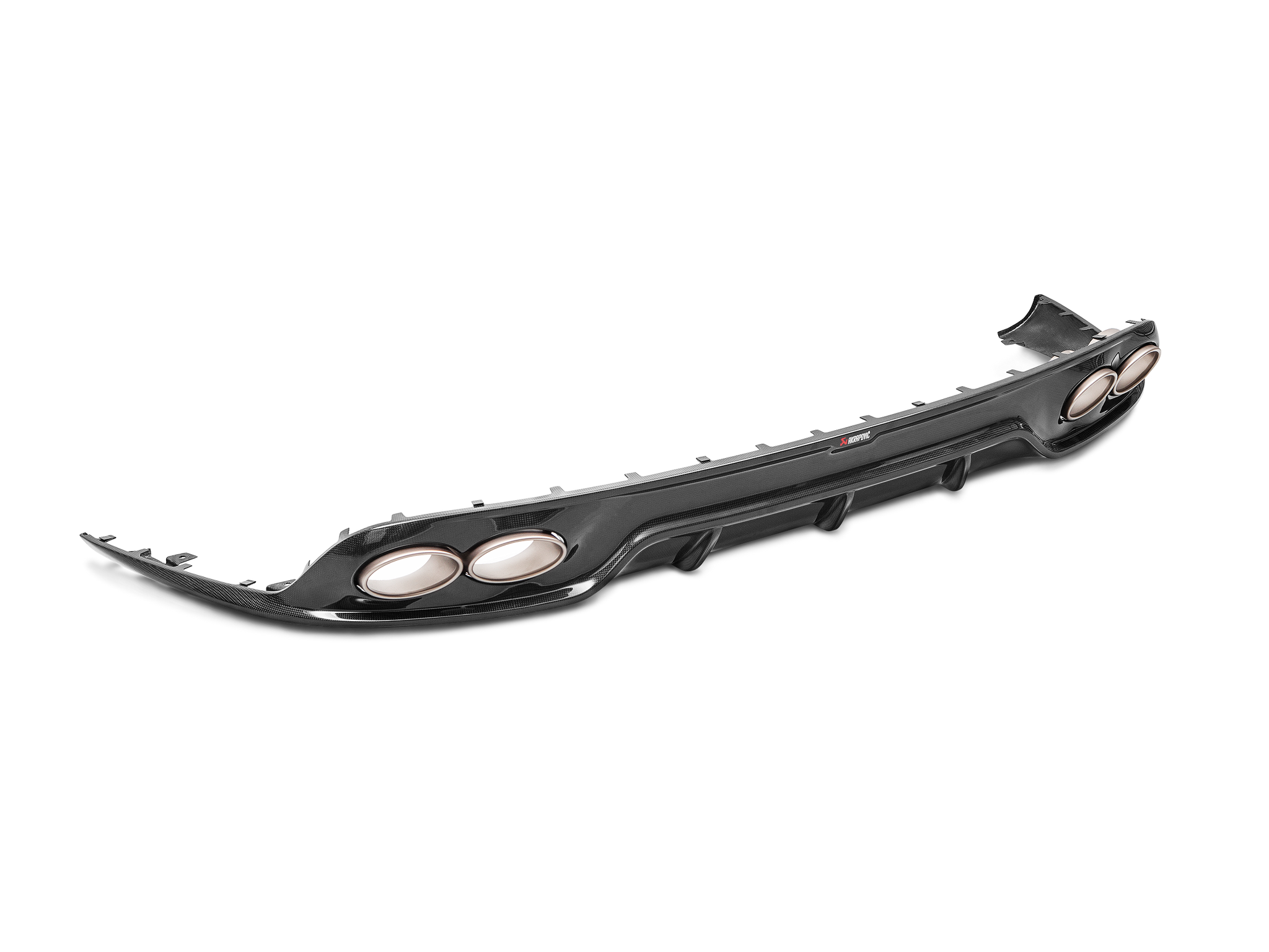 Akrapovic Rear Carbon Fibre Diffuser - High Gloss - Porsche 911 Turbo / Turbo S (991.2) 2019+ - DI-PO/CA/4/G - Revzone