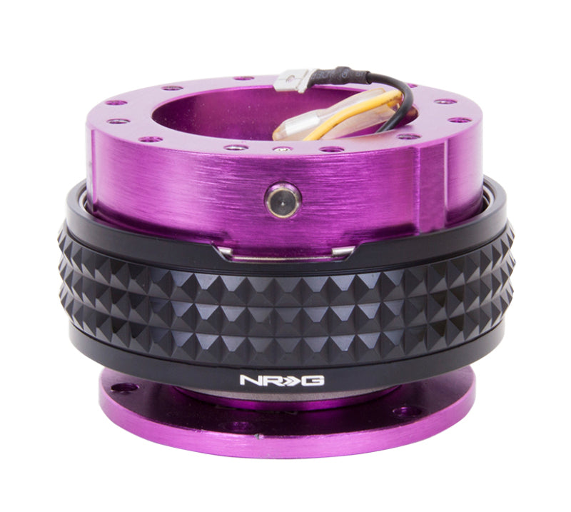 NRG Quick Release Kit - Pyramid Edition - Purple Body / Black Pyramid Ring - SRK-210PP/BK