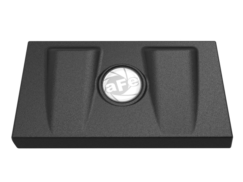 aFe Rapid Induction Intake System Cover, Black, 19-20 Ford Edge Ecoboost V6 2.7L (tt) - 52-10003C