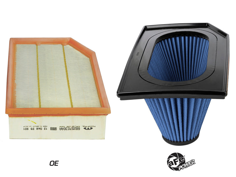 aFe Magnum FLOW PRO 5R Inverted Air Filter 18-19 Jeep Wrangler (JL) I4-2.0L(t) / V6-3.6 - 30-80280