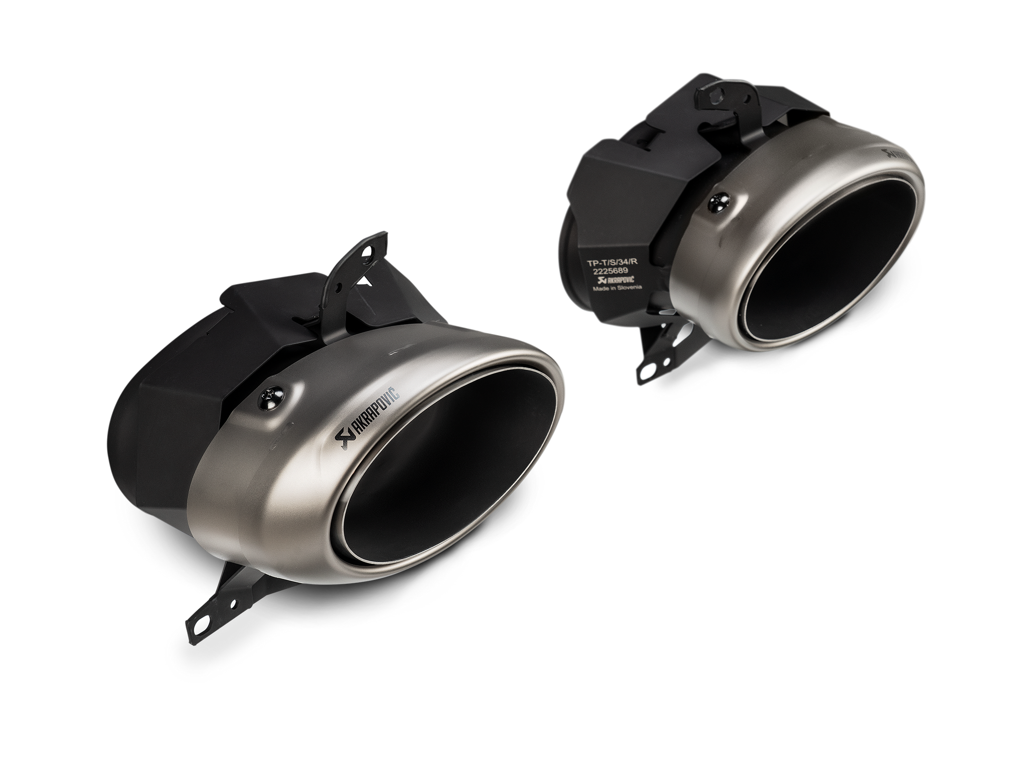 Akrapovic Tail pipe set (Titanium) - Porsche 911 Turbo / Turbo S / Cabriolet / Sport Classic (992) 2025+ - TP-T/S/34 - Revzone