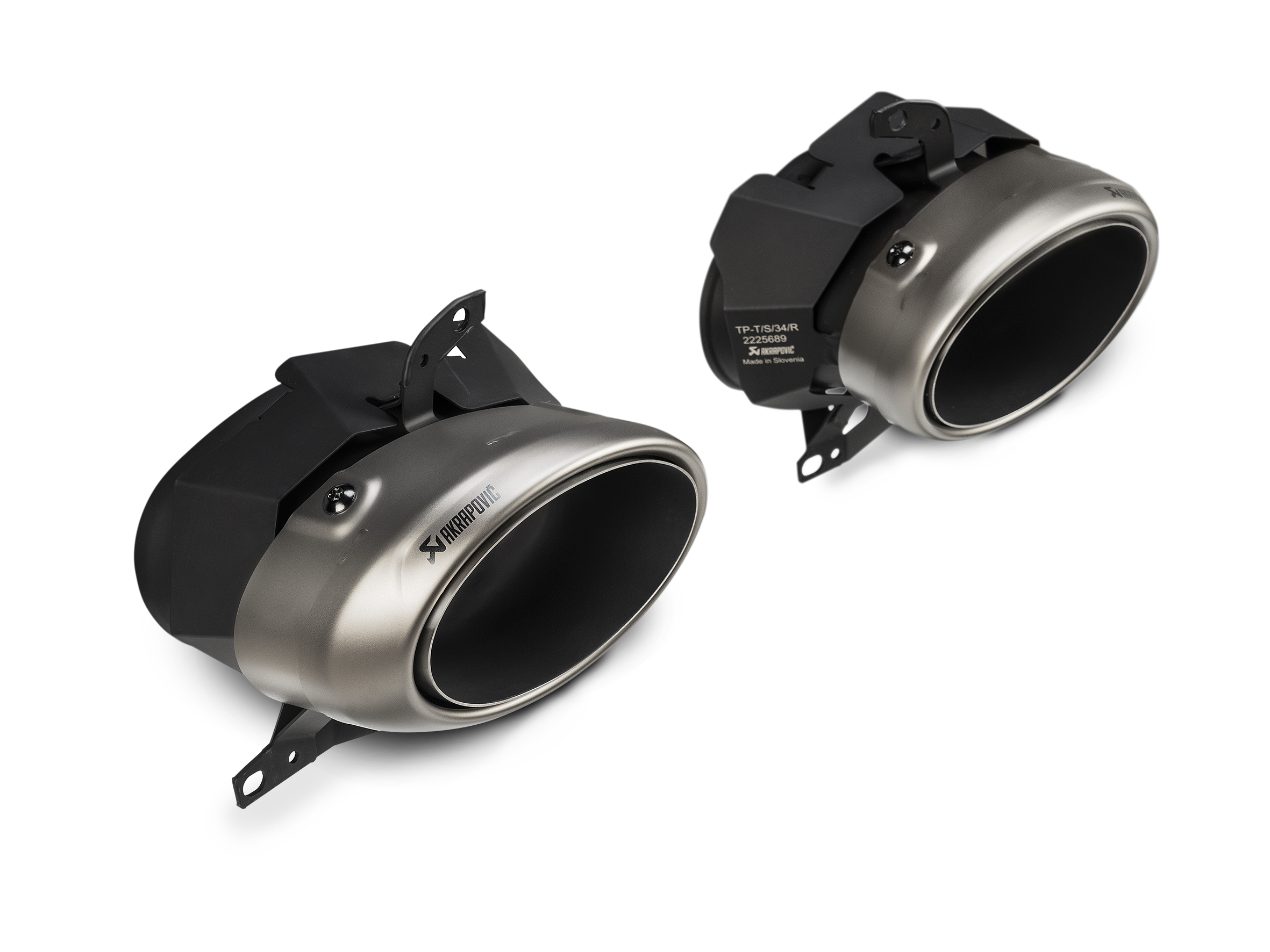 Akrapovic Tail pipe set (Titanium) - Porsche 911 Turbo / Turbo S / Cabriolet / Sport Classic (992) 2025+ - TP-T/S/34 - Revzone