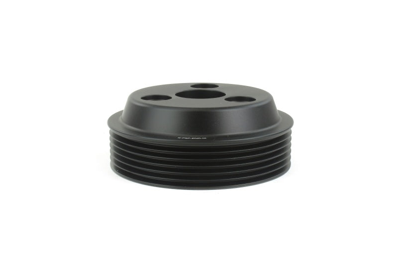 PERRIN 22-25 Subaru WRX / 21-25 Crosstrek / 20-25 LGT/OBXT/FXT Lightweight Water Pump Pulley - Black - PSP-ENG-112BK