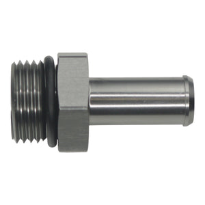 DeatschWerks 10AN ORB Male to 1/2in Male Barb Fitting - Anodized DW Titanium - 6-02-0515