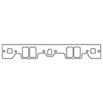 Cometic Chevy Gen1 Small Block V8 .060in Fiber Intake Manifold Gasket Set-Brodix IK 180/RR 180 Heads - C5416-060