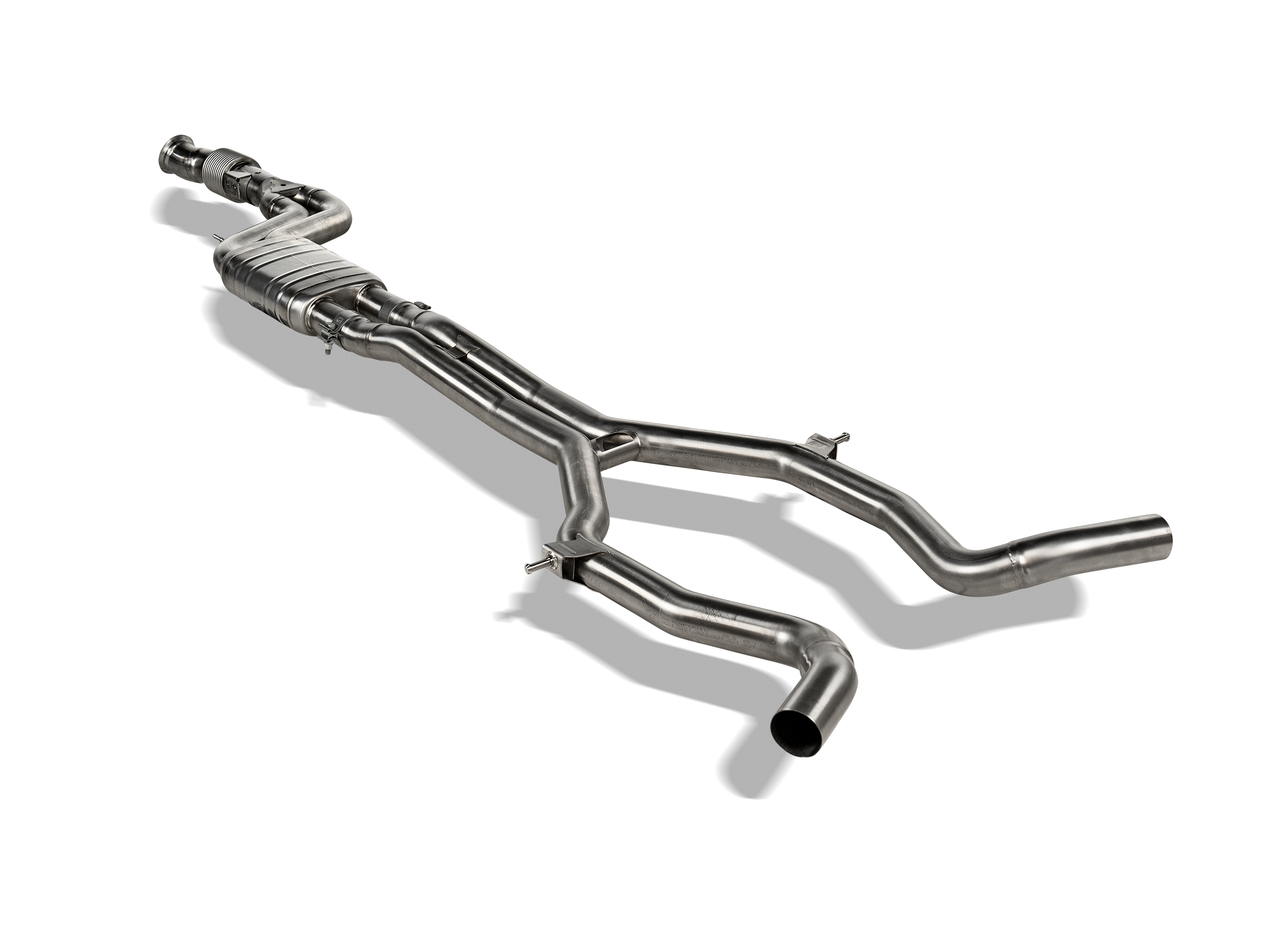 Akrapovic Evolution Link Pipe Set (SS) - Mercedes-AMG C 43 4MATIC (W206, S206) 2026+ - E-ME/SS/2 - Revzone