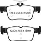 EBC 15+ Ford Edge 2.0 Turbo FWD Ultimax2 Rear Brake Pads - UD1833